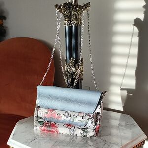 Floral Chain Shoulder Bag
